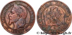 Cinq centimes Napoléon III, tête laurée 1862 Paris F.117/7