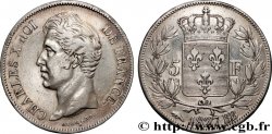 5 francs Charles X, 2e type 1827 Strasbourg F.311/3