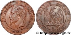 Dix centimes Napoléon III, tête laurée 1865 Paris F.134/16