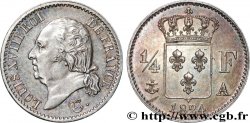 1/4 franc Louis XVIII 1824 Paris F.163/31
