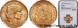 20 francs or Coq, Dieu protège la France 1906 Paris F.534/11