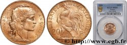 20 francs or Coq, Liberté Égalité Fraternité 1908 Paris F.535/2