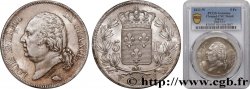 5 francs Louis XVIII, tête nue 1821 Lille F.309/67
