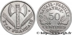 50 centimes Francisque, lourde 1942 Paris F.195/3