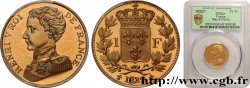 1 franc en Or, flan bruni 1832  Maz.912 d MS62 PCGS
