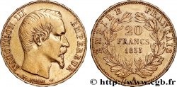 20 francs or Napoléon III, tête nue 1855 Paris F.531/3