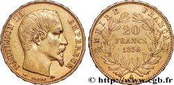 20 francs or Napoléon III, tête nue 1856 Paris F.531/9