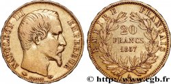 20 francs or Napoléon III, tête nue 1857 Paris F.531/12