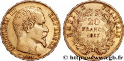 20 francs or Napoléon III, tête nue 1857 Paris F.531/12