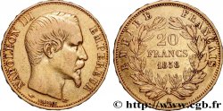 20 francs or Napoléon III, tête nue 1858 Paris F.531/13