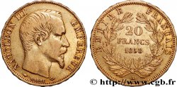 20 francs or Napoléon III, tête nue 1858 Paris F.531/13