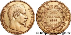 20 francs or Napoléon III, tête nue 1858 Paris F.531/13