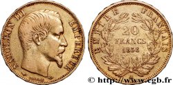 20 francs or Napoléon III, tête nue 1858 Paris F.531/13