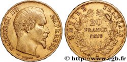 20 francs or Napoléon III, tête nue 1859 Paris F.531/15