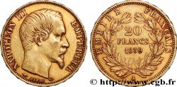 20 francs or Napoléon III, tête nue 1859 Paris F.531/15