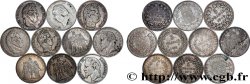 Lot de dix écus de 5 francs n.d. F.-/