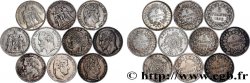 Lot de dix écus de 5 francs n.d. F.-/