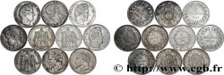 Lot de dix écus de 5 francs n.d. F.-/