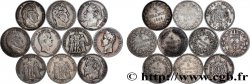 Lot de dix écus de 5 francs n.d. F.-/