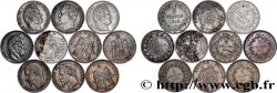Lot de dix écus de 5 francs n.d. F.-/