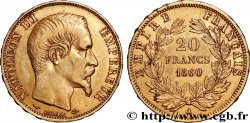 20 francs or Napoléon III, tête nue 1860 Paris F.531/18
