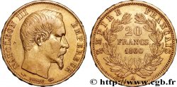 20 francs or Napoléon III, tête nue 1860 Paris F.531/17