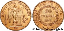 20 francs or Génie, Troisième République 1891 Paris F.533/15