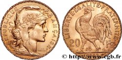 20 francs or Coq, Liberté Égalité Fraternité 1909 Paris F.535/3