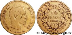 10 francs or Napoléon III, tête nue 1856 Paris F.506/3