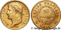 20 francs or Napoléon, tête laurée, Empire français 1811 Paris F.516/16