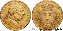20 francs or Louis XVIII, buste habillé 1815 Paris F.517/10