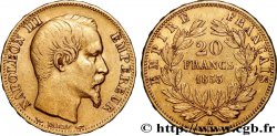 20 francs or Napoléon III, tête nue 1853 Paris F.531/1