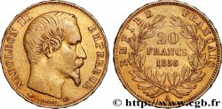 20 francs or Napoléon III, tête nue 1856 Paris F.531/9