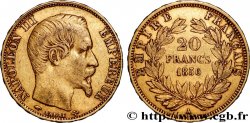 20 francs or Napoléon III, tête nue 1856 Paris F.531/9