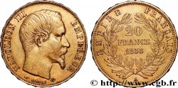 20 francs or Napoléon III, tête nue 1858 Paris F.531/13