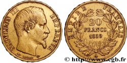 20 francs or Napoléon III, tête nue 1859 Paris F.531/15