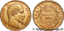 20 francs or Napoléon III, tête nue 1860 Paris F.531/18