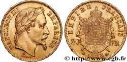 20 francs or Napoléon III, tête laurée 1868 Strasbourg F.532/19