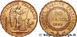 20 francs or Génie, Troisième République 1887 Paris F.533/10