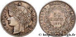 50 centimes Cérès, Troisième République 1871 Paris F.189/1