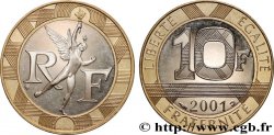 10 francs Génie de la Bastille, BE (Belle Épreuve) 2001 Pessac F.375/18 var.