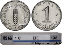 1 centime Épi 1988 Pessac F.106/45