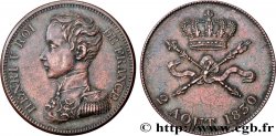 Module de 5 francs pour l’avènement d’Henri V 1830 VG.2687