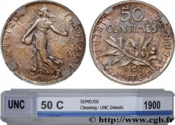 50 centimes Semeuse 1900 Paris F.190/6