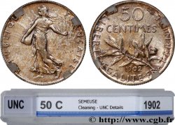 50 centimes Semeuse 1902 Paris F.190/9
