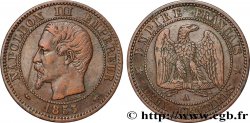Deux centimes Napoléon III, tête nue 1853 Paris F.107/1