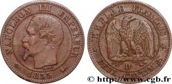 Deux centimes Napoléon III, tête nue 1855 Lyon F.107/28