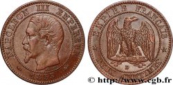Deux centimes Napoléon III, tête nue 1855 Lyon F.107/29