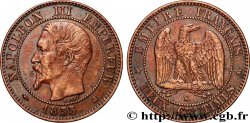 Deux centimes Napoléon III, tête nue 1855 Bordeaux F.107/33