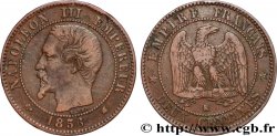 Deux centimes Napoléon III, tête nue 1856 Bordeaux F.107/41